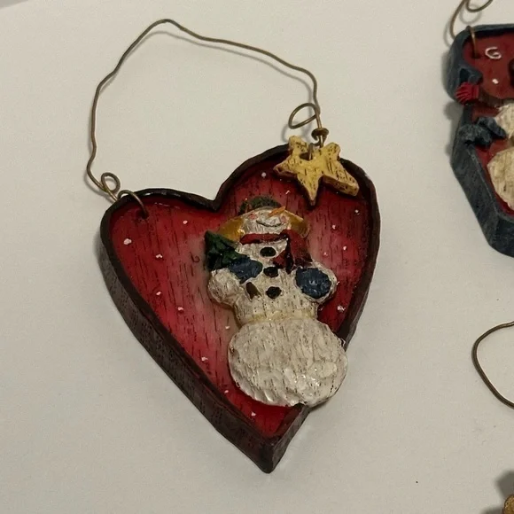 A Collection of 5 Snowman Christmas Tree Ornaments - Picture 3 of 11